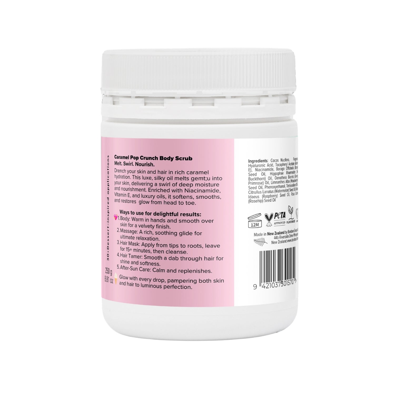 Vanilla Caramel Melt Coconut Oil Bonbodi