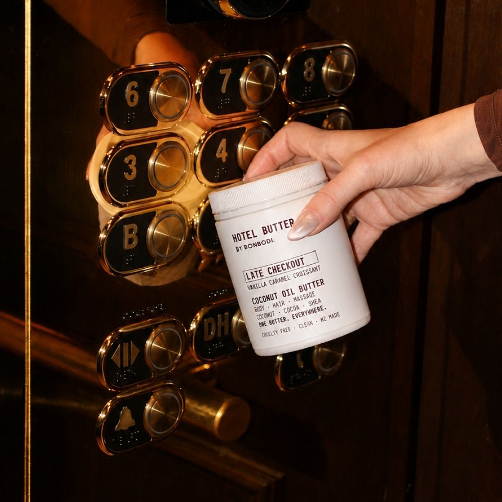 Late Checkout · Coconut Oil Butter