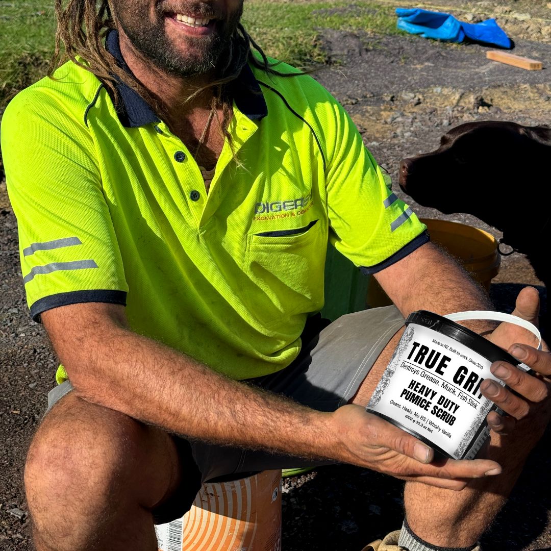 TRUE GRIT HAND SCRUB - Big 1Ltr Bonbodi