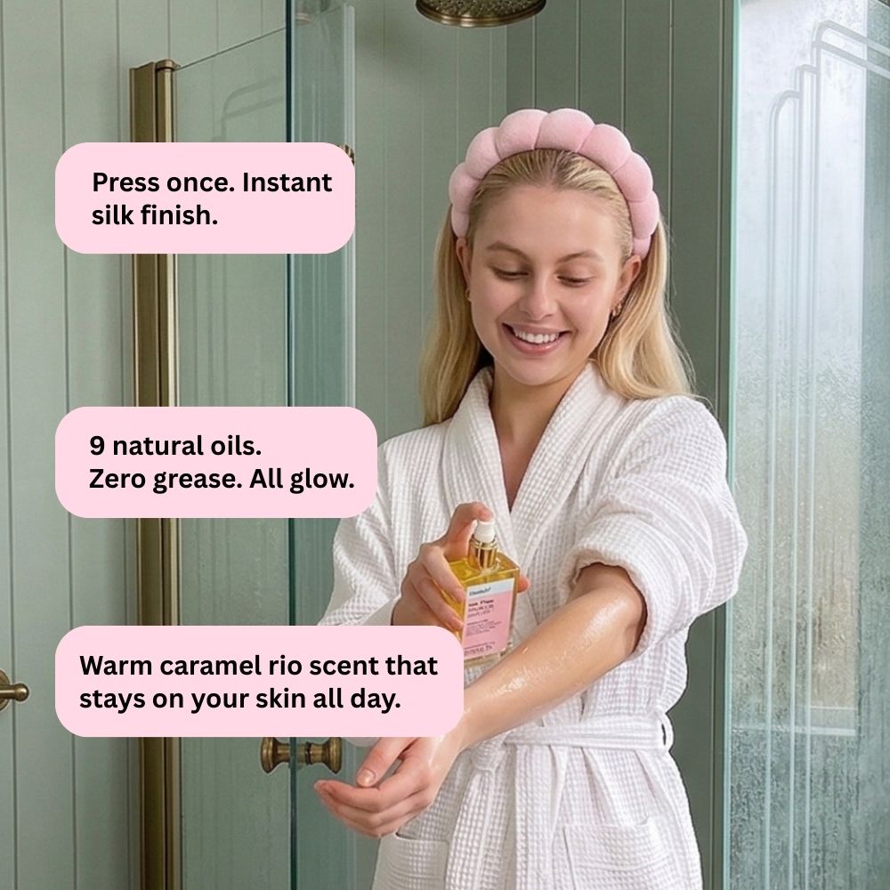 Silk Press Glowy Dry Body Oil  🪞
