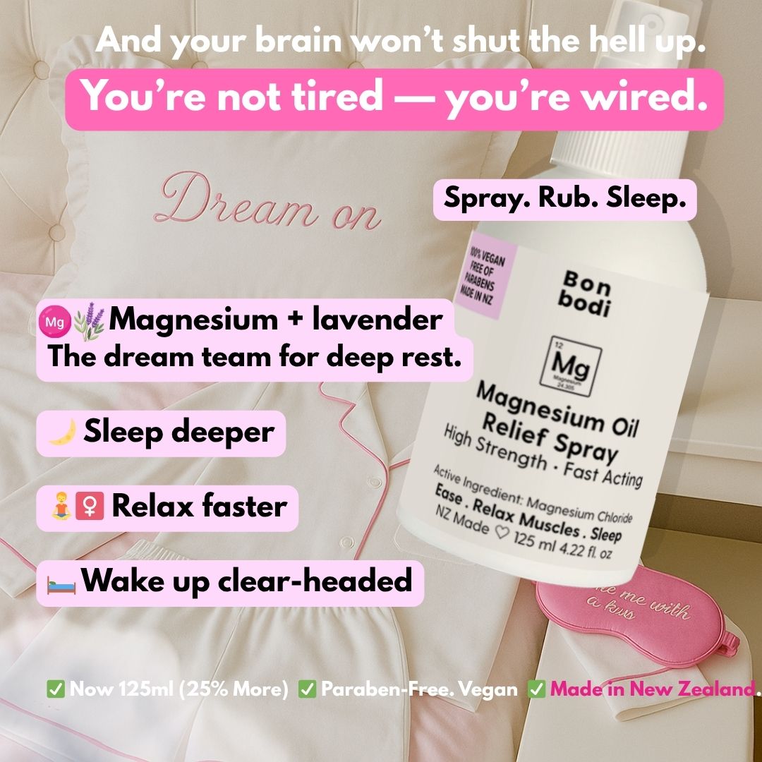 Magnesium Soothing Oil Spray – Now Bigger and Dreamier! The Bonbon Factory