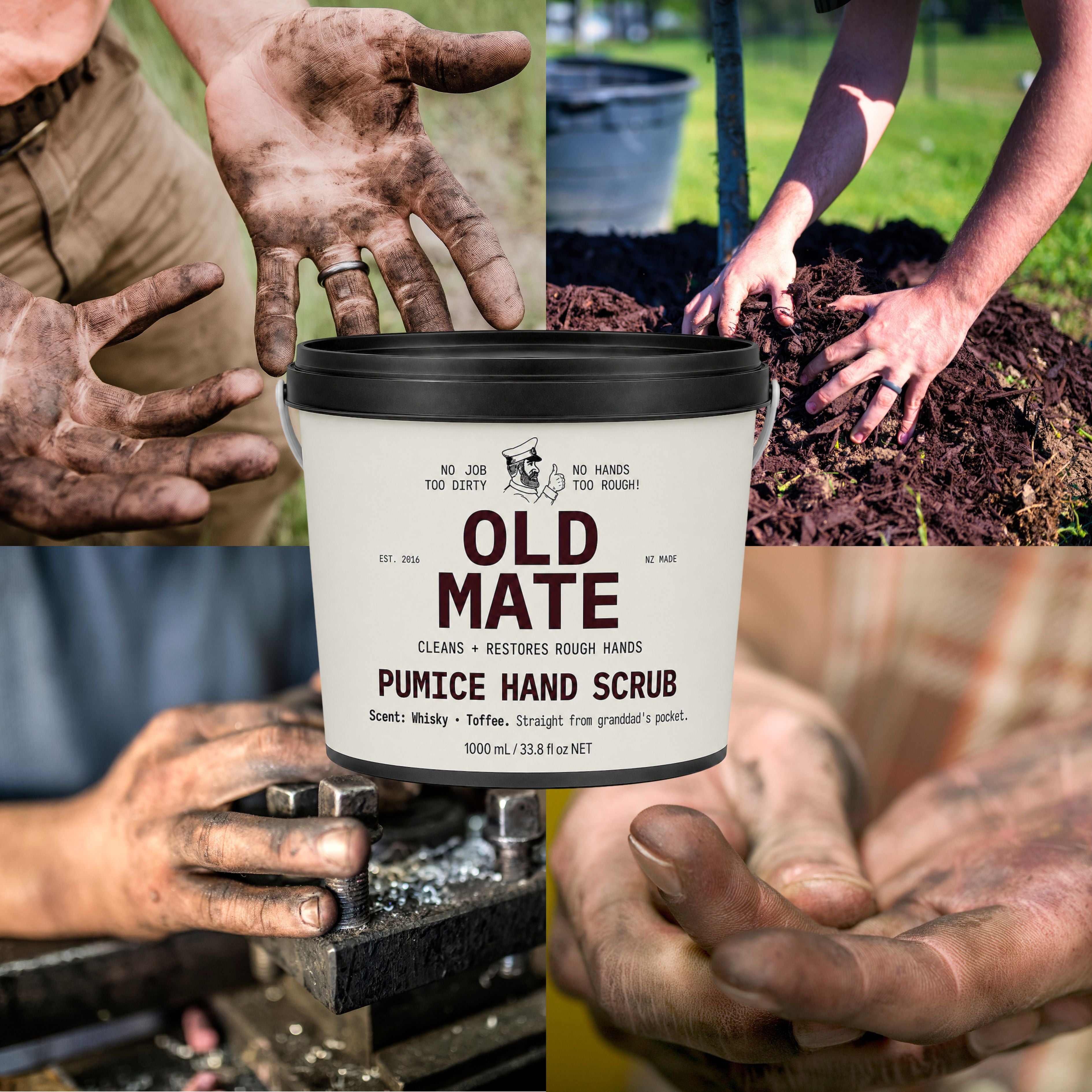 OLD MATE PUMICE HAND SCRUB - Big 1Ltr