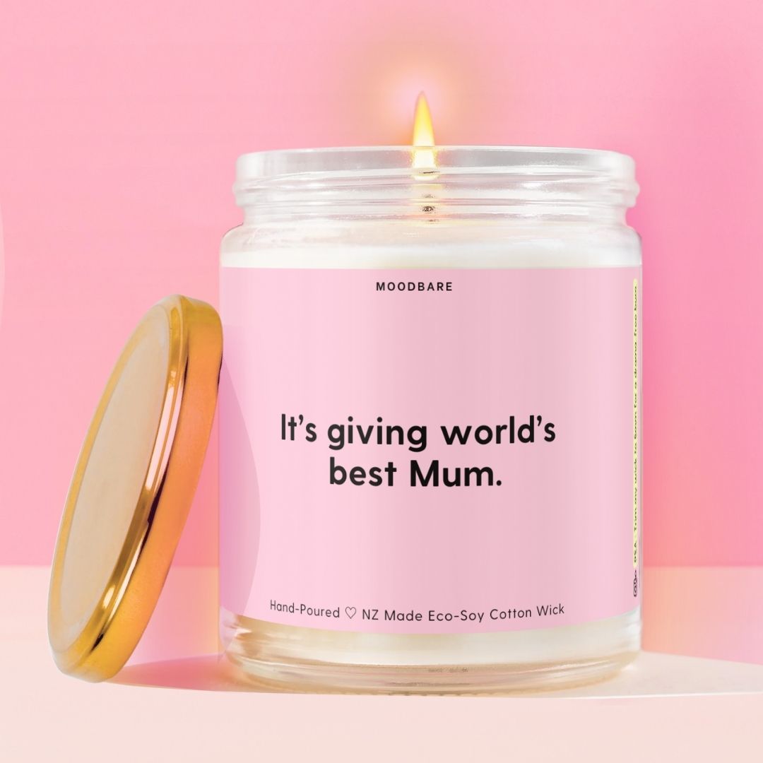 It’s giving world’s best Mum. Moodbare