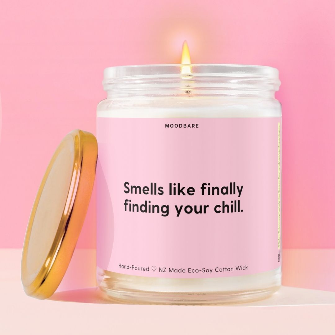 Smells like finally finding your chill. Moodbare